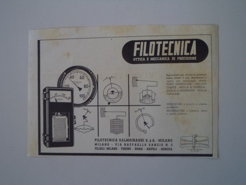 Advertising pubblicità 1946 - advertising,