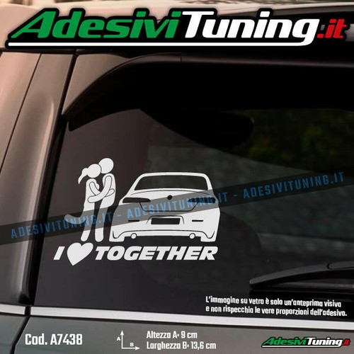 Adesivo love together alfa - adesivo,