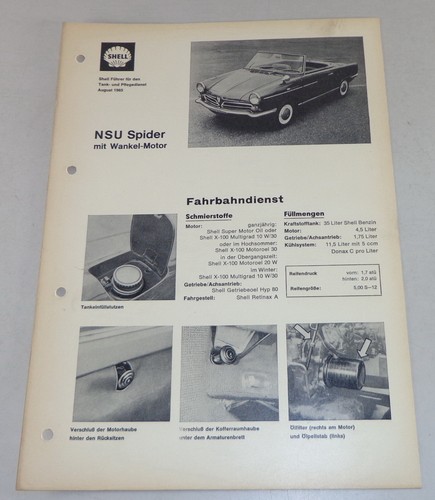 Shell lubrificazione per nsu - shell,