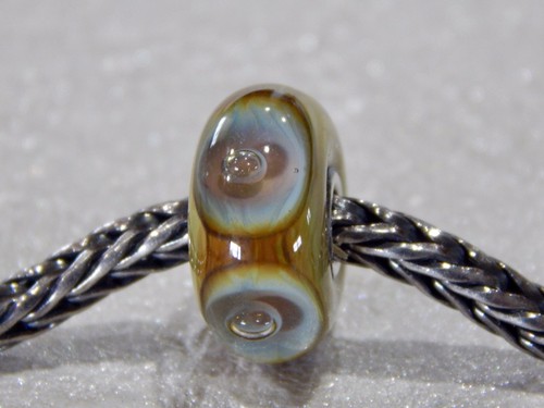 Trollbeads deep bubbles bead - bubbles,