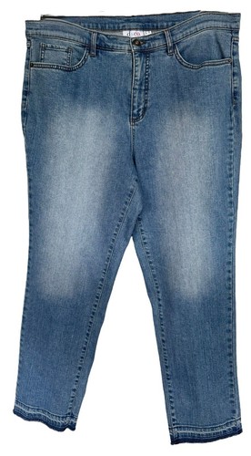 Jeans denim alla caviglia