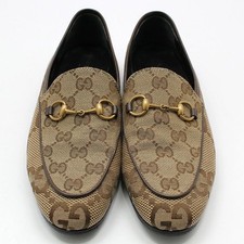 Mocassino Gucci GG tela Horsebit Jordan 37 118449658