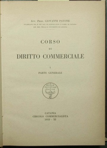Corso diritto commerciale - commerciale,