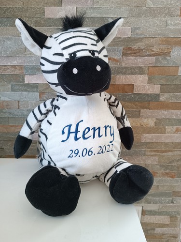 Zebra peluche personalizzato - zebra,