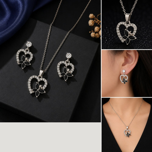 Set orecchini collana donna