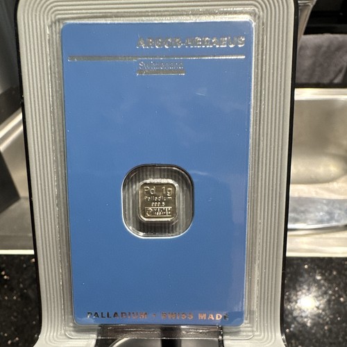 Argor heraeus palladium bar - palladium, 1g