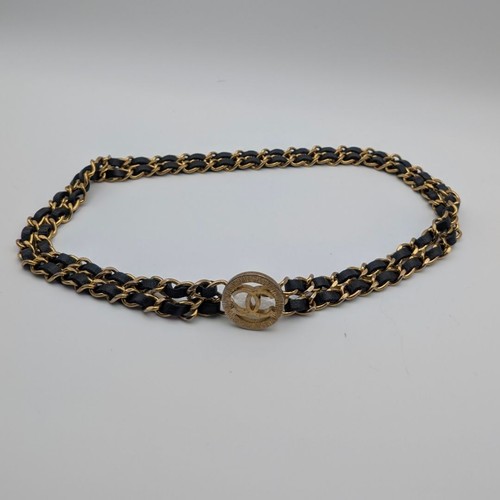 Cintura chanel catena pelle - catena,