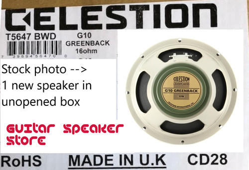 Celestion g10 greenback - celestion, 16
