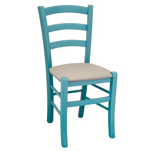 Sedia legno venezia - , turchese