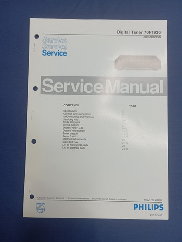 Digital tuner philips 70ft930 - tuner,
