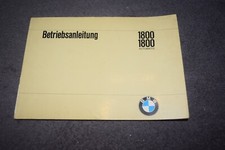 Manuale uso e manutenzione BMW 1800/1800 Automatic 1969