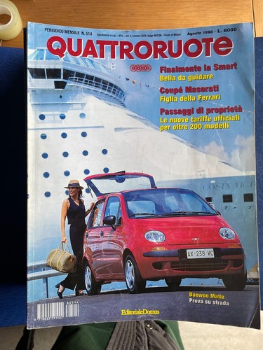 Rivista quattroruote agosto - rivista,