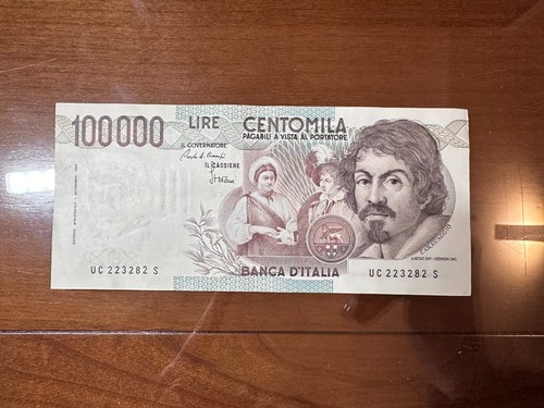 Banconota lire 100000 - banconota,