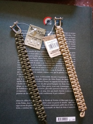 Lotto due bracciali paracord - lotto,