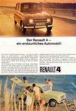 RENAULT 4 DEPLIANT AUTO FAMIGLIA 1961-92 FRANCIA