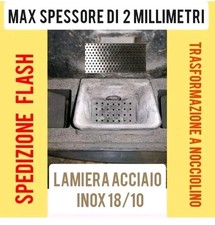 Lamiera forata acciaio inox  x