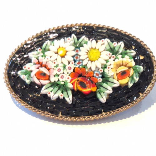 Spilla micro mosaico tesserae - micro,