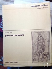 GIACOMO LEOPARDI di Travi - libro Fabbri collana antologica T1