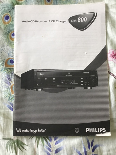 Philips cdr 800 audio - philips,