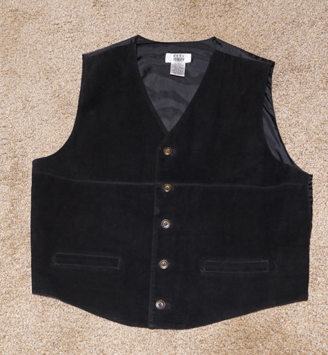 Gilet tuta pelle - vintage, uomo