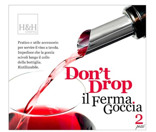 Salvagoccia per bottiglie - salvagoccia,