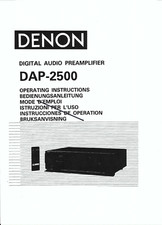 Denon user manual manuale di