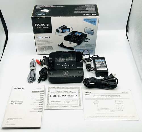 Sony dvd recorder vrd - sony, vrd-mc6
