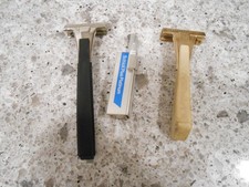 2 rasoi vintage SCHICK Injector m 10 bordo singolo con "lame platino"