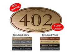 Insegna decorativa ovale