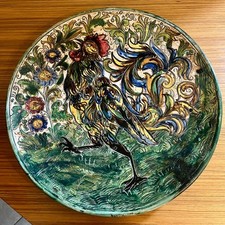 Zulimo Aretini, grande piatto rustico a graffito, forse Perugia, anni 20-30 ca.