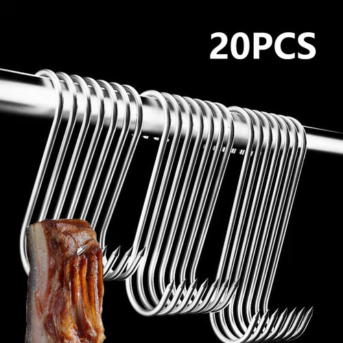 20pz gancio per carne forma - 20pz,