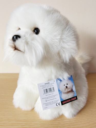 Peluche cane bichon frise - bichon, 12"