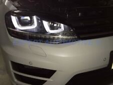 FARI LENTICOLARI NERI VW GOLF 7 ANGEL EYES 3D A LED DAYLINE DAL 2012 IN POI