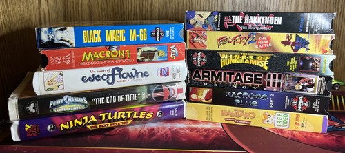 Anime vhs lot tapes - lot, 11