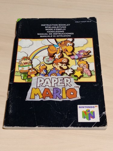 Paper mario nintendo n64 - paper,