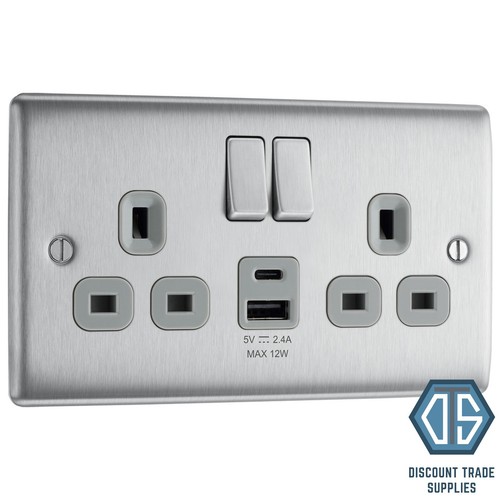 Nbs22uac12g presa doppia in - bg,