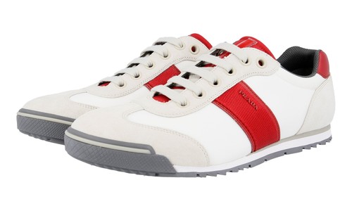 Sneaker prada pelle lane - sneaker,