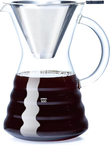 Versare sopra caffettiera - versare,