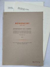 Spartiti musicali bononcini - spartiti, musicali.