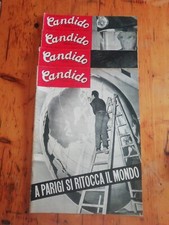Lotto 4 riviste Candido settimanale di attualità politica 1957-1958.
