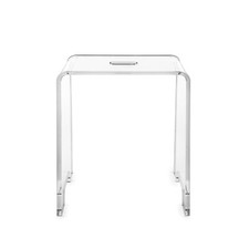 SGABELLO TAVOLINO  TRASPARENTE