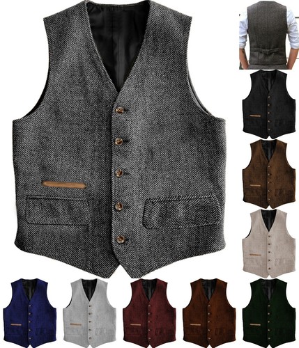 Abito uomo tweed gilet - , caccia