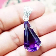 Ciondolo solitario ametista