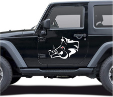 Cinghiale Adesivo Foglio Decorazione per Auto Accessori Cinghiale Testa Motivo C