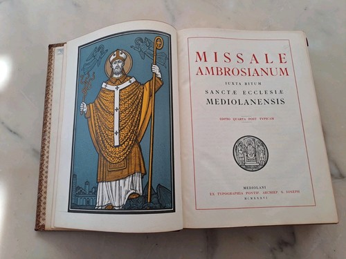 Missale ambrosianum grande - missale,