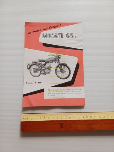 Ducati depliant originale - 65,