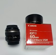 Canon EFS 60mm f 2.8 Macro USM