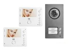 Urmet 1722/84 Citofono Bifamilare Kit con Videocitofoni Mìro e Pulsantiera Mikra