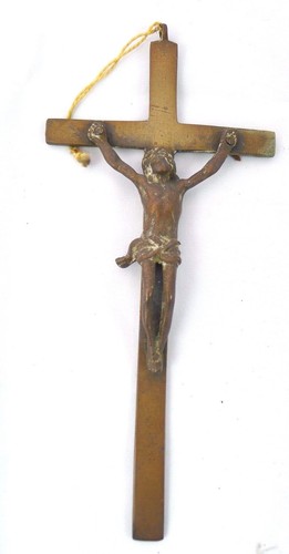 Antico crocifisso arte povera - crocifisso,