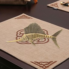 Statuina Di Pesce Vela Statua